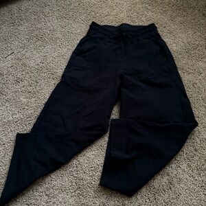 nike black pants wide leg